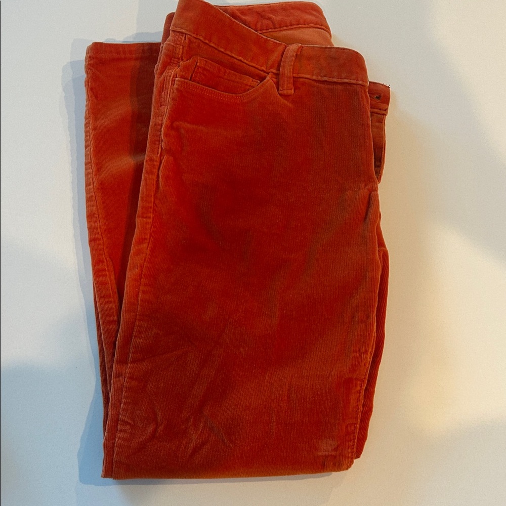 Banana Republic Fiery Orange Corduroy Pants